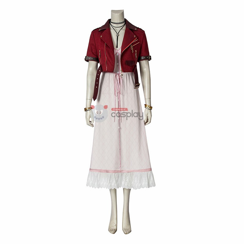 Aerith Gainsborough Costume Final Fantasy 7 Cosplay Costume