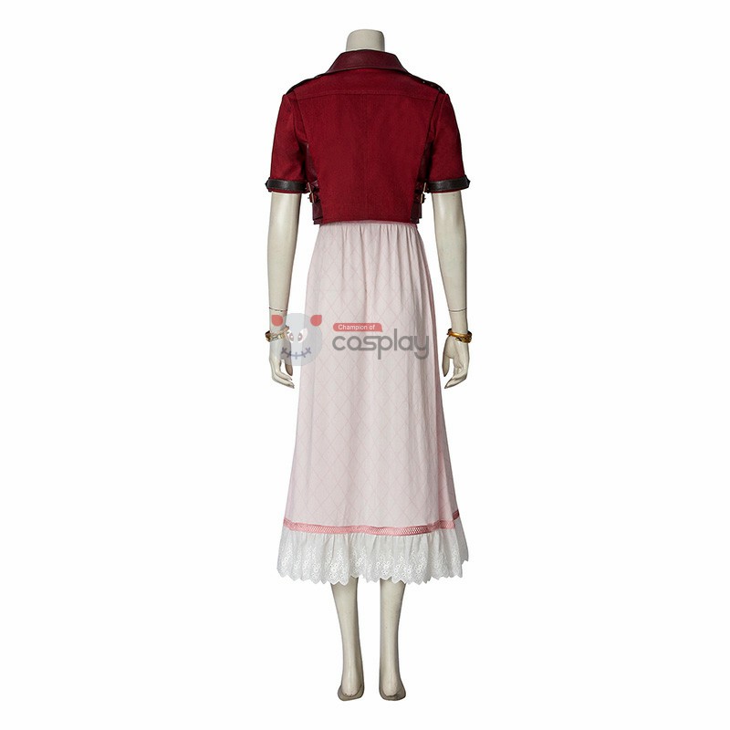 Aerith Gainsborough Costume Final Fantasy 7 Cosplay Costume