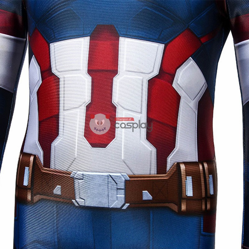 Kids Captain America Costume Avengers: Age Of Ultron Steven Rogers Cosplay Costume