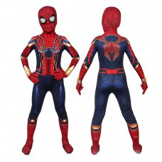 Kids Iron Spiderman Costume Avengers Endgame Spider-Man Peter Parker Cosplay Costumes