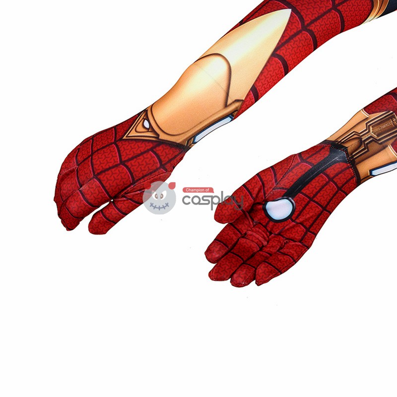 Kids Iron Spiderman Costume Avengers Endgame Spider-Man Peter Parker Cosplay Costumes