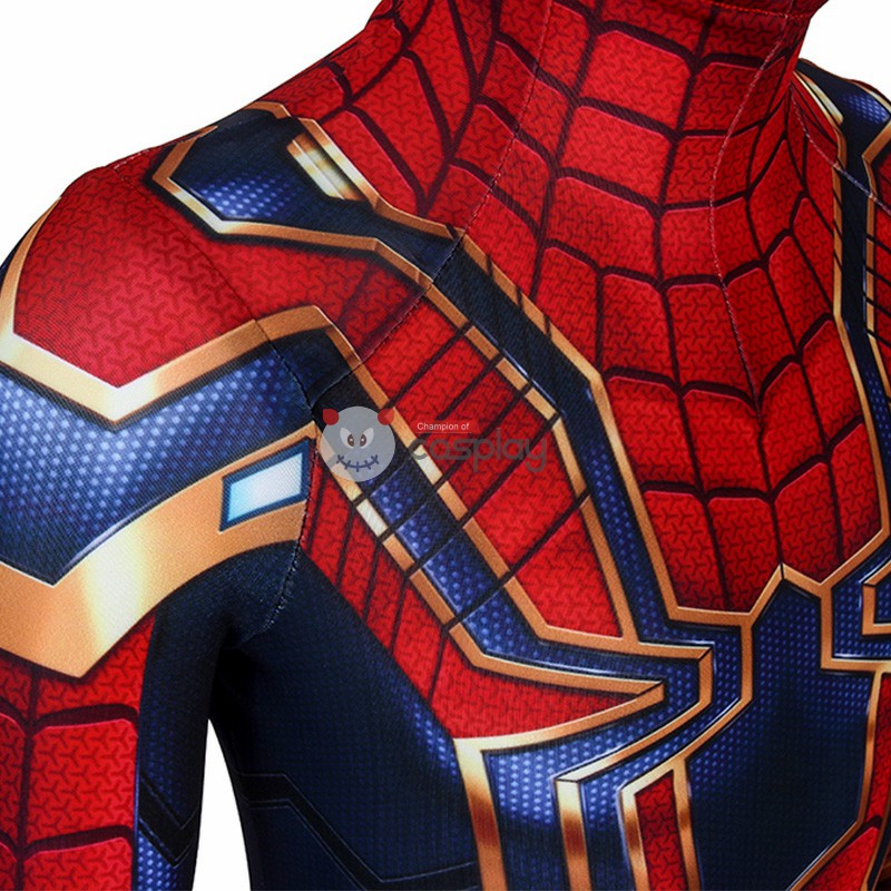 Kids Iron Spiderman Costume Avengers Endgame Spider-Man Peter Parker ...