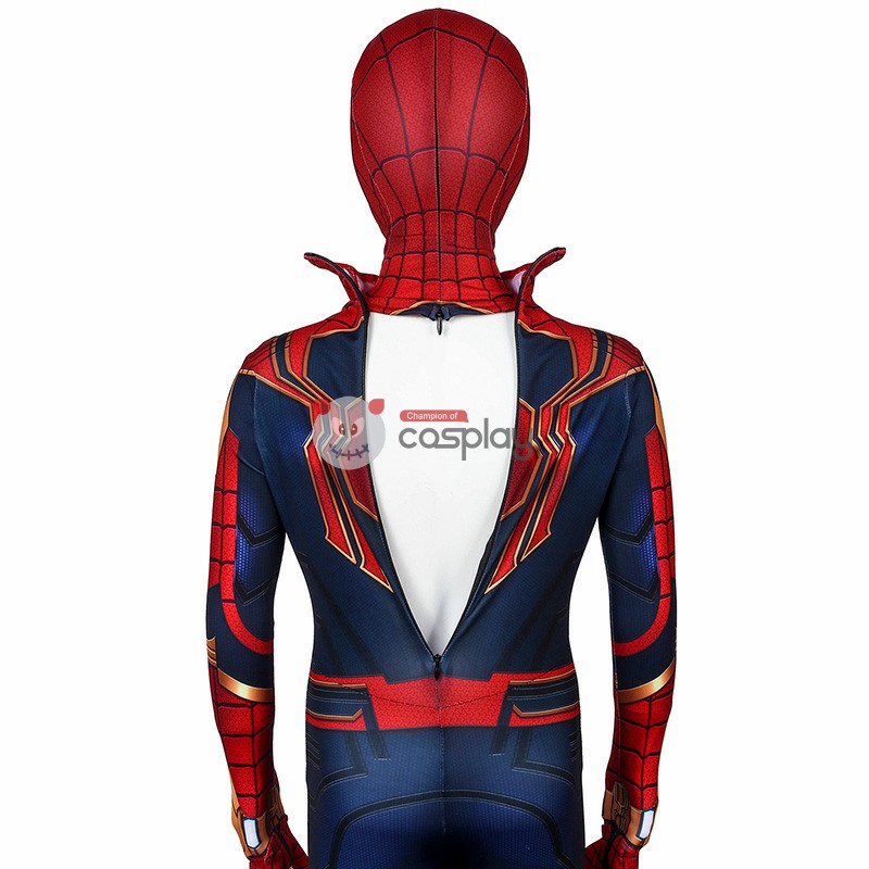 Kids Iron Spiderman Costume Avengers Endgame Spider-Man Peter Parker Cosplay Costumes