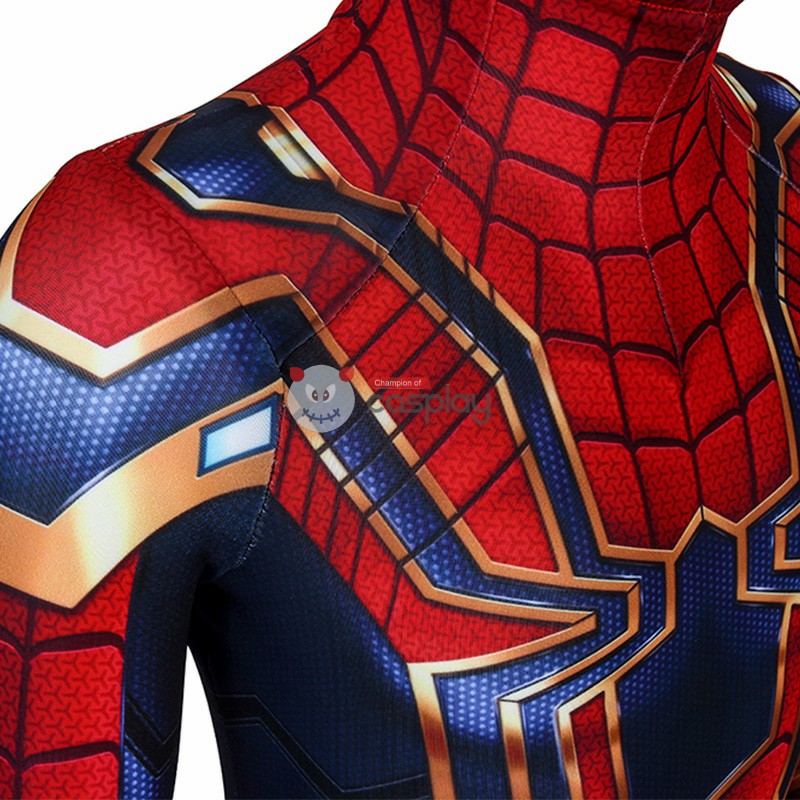 Kids Iron Spiderman Costume Avengers Endgame Spider-Man Peter Parker Cosplay Costumes
