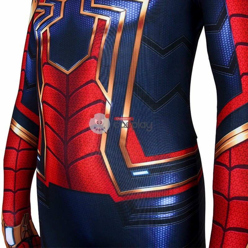 Kids Iron Spiderman Costume Avengers Endgame Spider-Man Peter Parker Cosplay Costumes