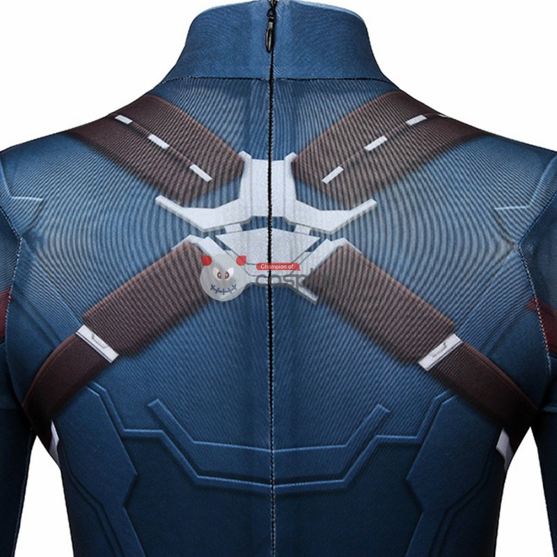 Kids Captain America Costume Avengers Infinity War Steve Rogers Cosplay Costume