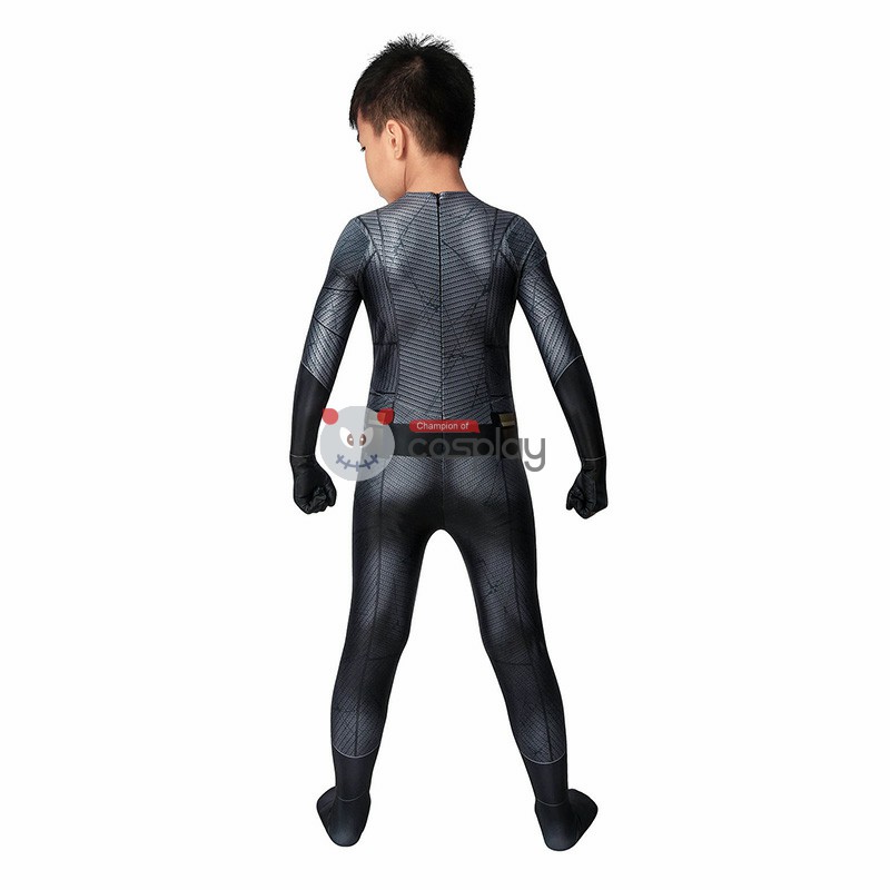 Children Bruce Wayne Black Polyester Jumpsuit by Champion Cosplay