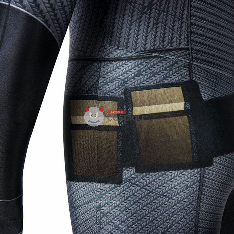Children Bruce Wayne Black Polyester Jumpsuit by Champion Cosplay