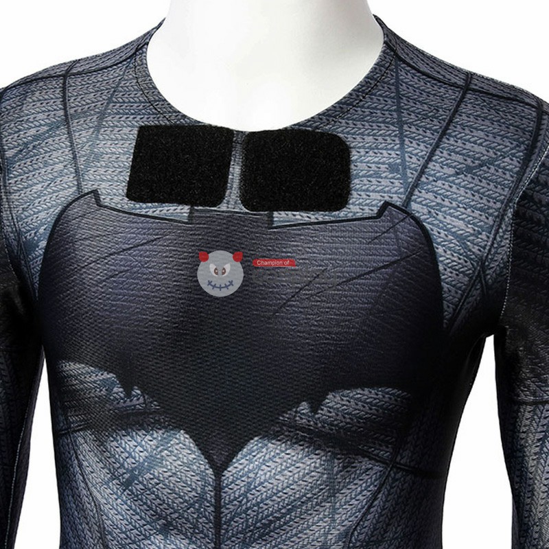Children Bruce Wayne Black Polyester Jumpsuit by Champion Cosplay