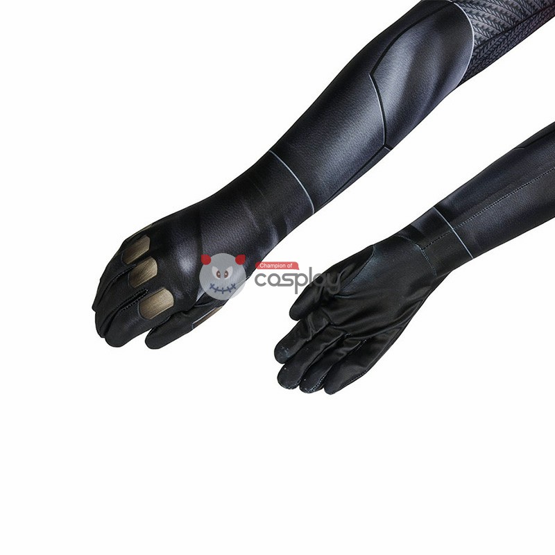 Children Bruce Wayne Black Polyester Jumpsuit by Champion Cosplay