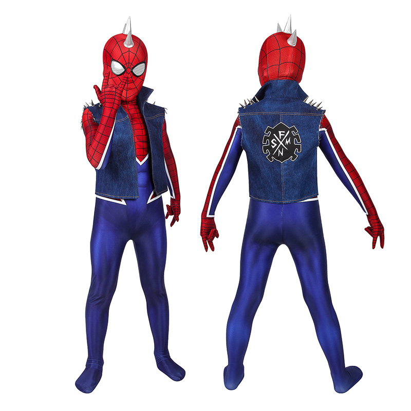 Kids Spiderman Jumpsuit Marvel Spider Man PS4 Cosplay Costume - Champion  Cosplay