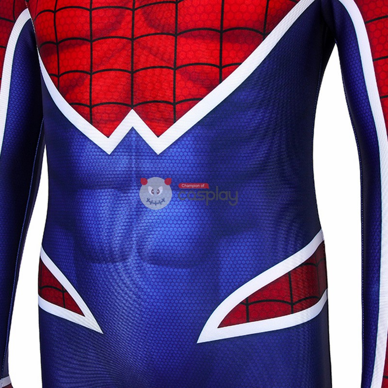 Kids Spider Man Costumes Spider-Man PS4 Punk Suit Cosplay Costumes