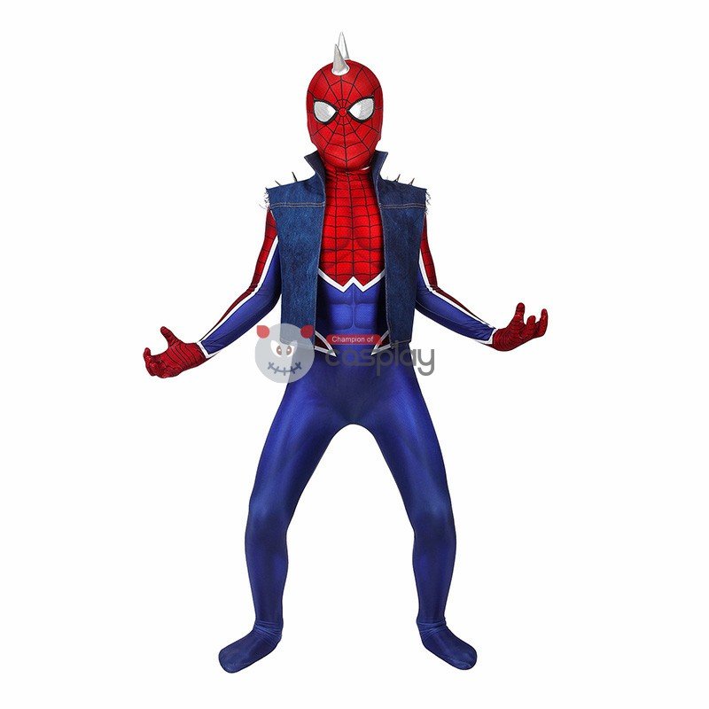 Kids Spider Man Costumes Spider-Man PS4 Punk Suit Cosplay Costumes