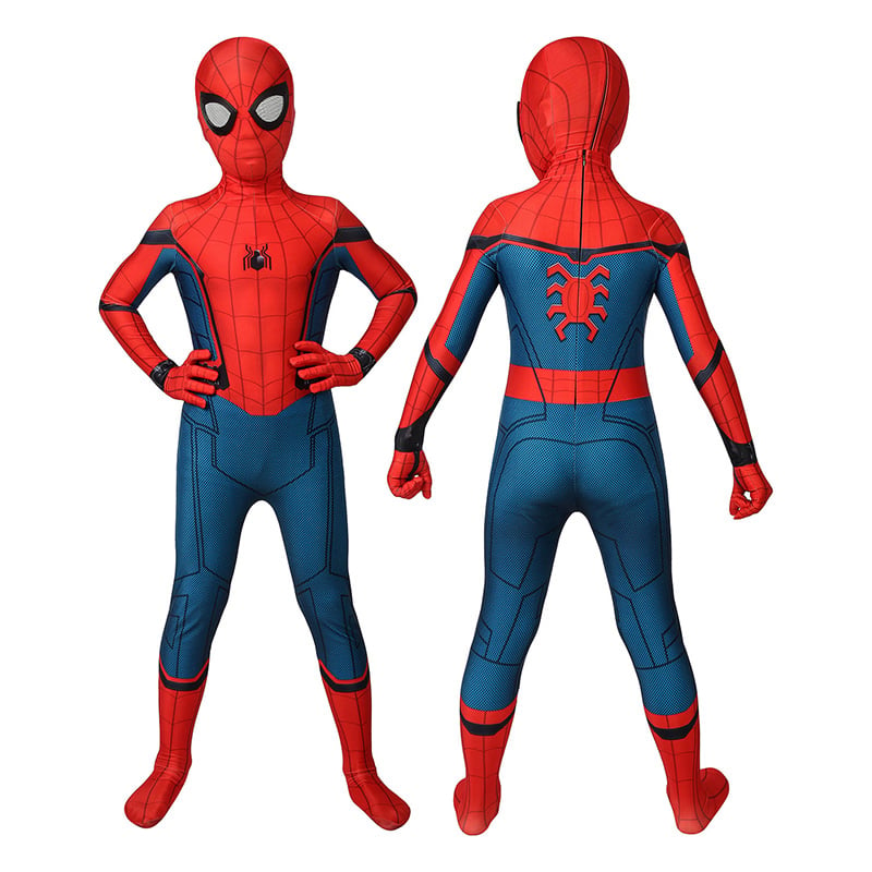 Ready To Ship for Kids Spider-Man Homecoming Cosplay Costume