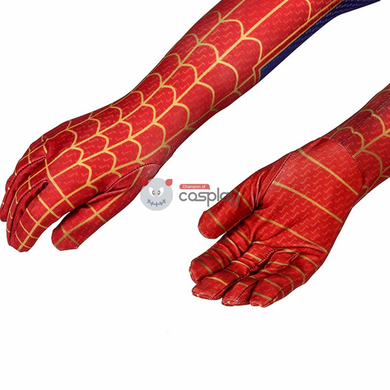 Peter Parker Kids SpiderMan Costume Spider-Man Into the Spider-Verse Cosplay Costumes