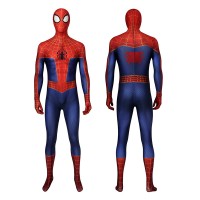 Peter Parker Costumes Spider-Man Into The Spider-Verse Cosplay Costumes