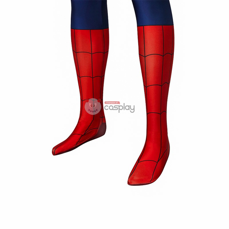 Peter Parker Costumes Ultimate Spider-Man Season1 Cosplay Costumes