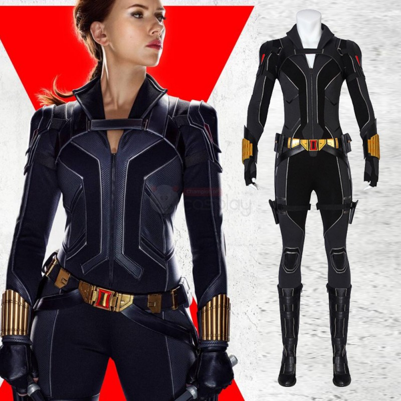 2021 New Black Widow Suit Natasha Romanoff Cosplay Costume Top Level