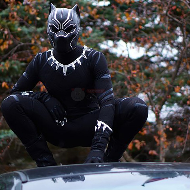 Clearance Sale - Ready To Ship Small Black Panther Cosplay Costume Deluxe Outfit