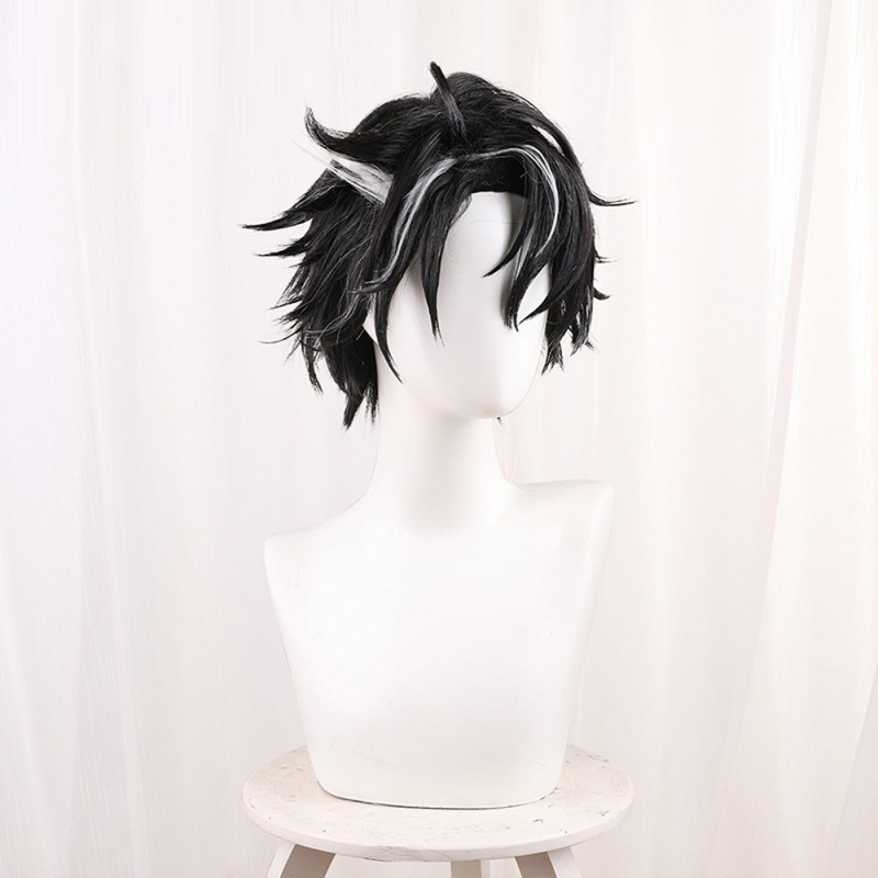 Wriothesley Halloween Costumes Game Genshin Impact Cosplay Suit Wig for Male